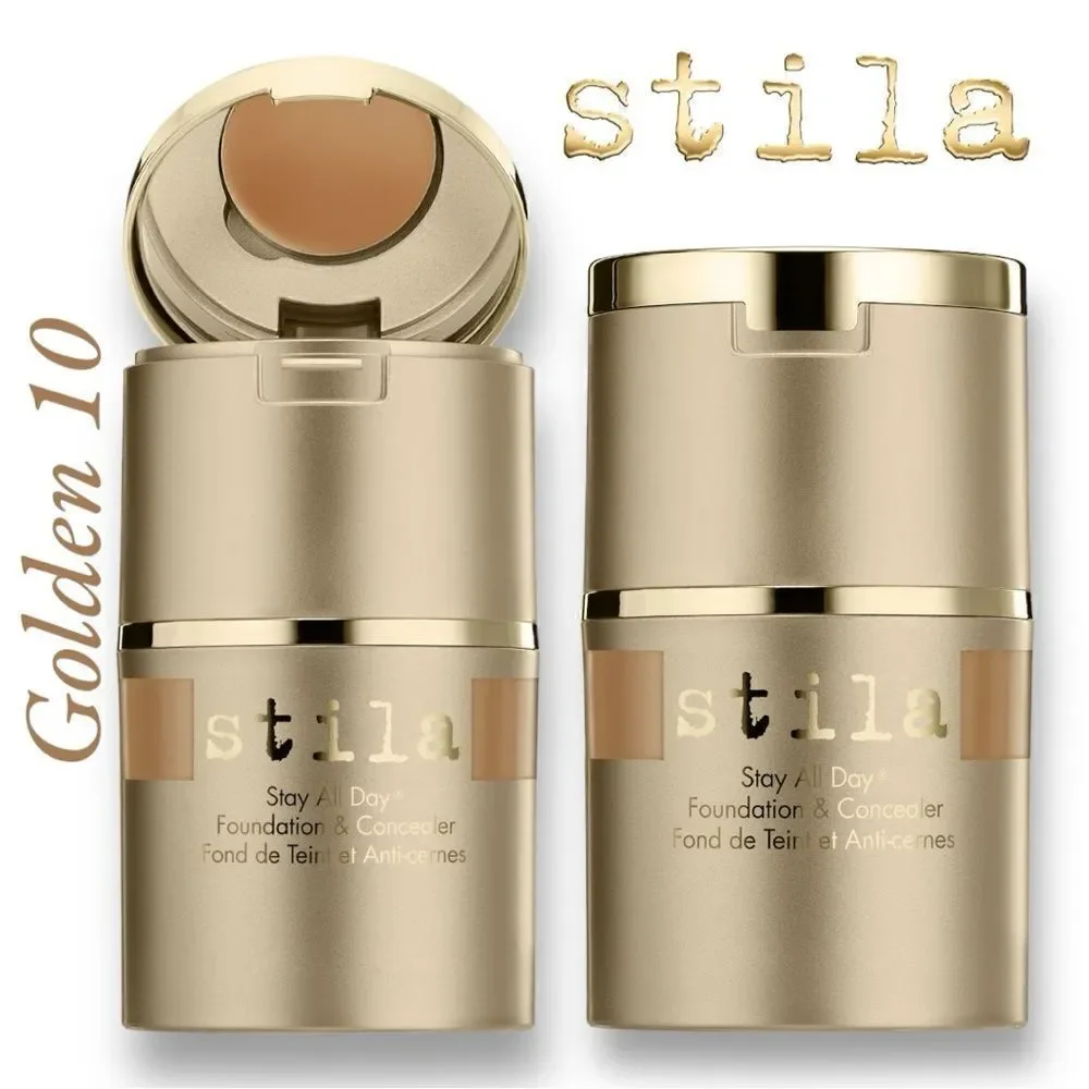 STILA Stay All Day Foundation & Concealer F: 1.0 fl.oz/C: 0.04 oz in Golden 10
